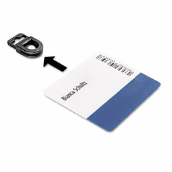 DBL818801 CARD FIX Card Holder, Black, 50/Box By DURABLE OFFICE PRODUCTS CORP.