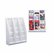 DEF52809 Multi-Tiered Desktop/Wall-Mount Literature Holders, 15-3/4w x 5d x 19-3/4h, Gray By DEFLECTO CORPORATION