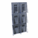 DEF56401 Multi-Pocket Wall-Mount Literature Systems, 18-1/4w x 2-7/8d x 35-1/4h,Clear/BK By DEFLECTO CORPORATION