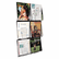 DEF56401 Multi-Pocket Wall-Mount Literature Systems, 18-1/4w x 2-7/8d x 35-1/4h,Clear/BK By DEFLECTO CORPORATION