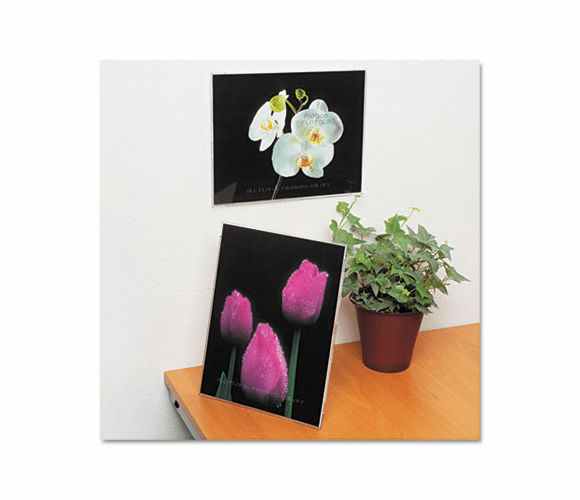 DEF57170301 Superior Image Float-A-Sign 4-in-1 Holder, Plastic, 4 x 6, Clear By DEFLECTO CORPORATION