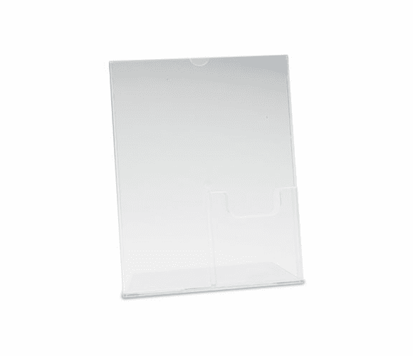 DEF590501 Superior Image Sign Holder w/Pocket, 8-1/2w x 11h, Clear By DEFLECTO CORPORATION