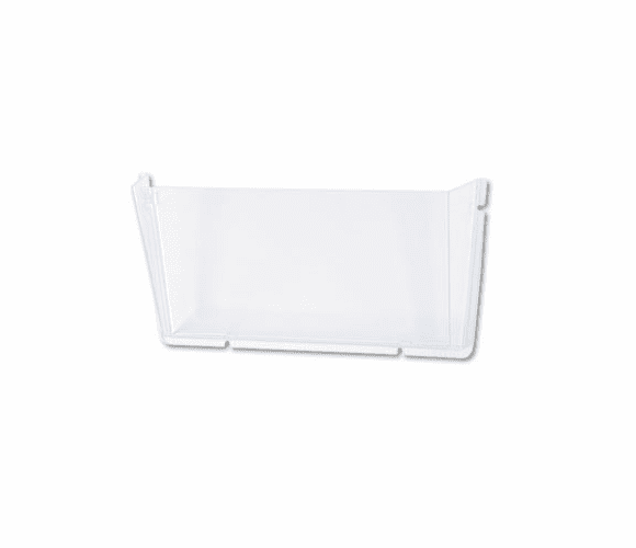 DEF63201 Unbreakable Docupocket Single Pocket Wall File, Letter, Clear By DEFLECTO CORPORATION