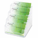 DEF70841 Four-Pocket Countertop Business Card Holder, Holds 2 x 3 1/2 Cards, Clear By DEFLECTO CORPORATION