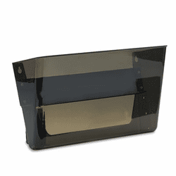 DEF73102 Letter-Size Magnetic Wall File Pocket, Letter, Smoke By DEFLECTO CORPORATION