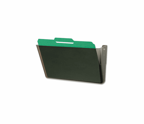 DEF73202 DocuPocket Stackable Wall Pocket, Plastic, Letter, 13 x 4 x 7, Smoke By DEFLECTO CORPORATION