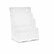 DEF77301 Multi Compartment DocuHolder, 3 Compartments, 9-1/2w x 8d x 12-5/8h, Clear By DEFLECTO CORPORATION