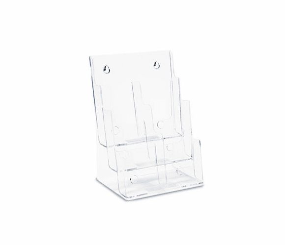 DEF77401 Multi Compartment DocuHolder, 6 Compartments, 9w x 7-1/2d x 13-3/4h, Clear By DEFLECTO CORPORATION