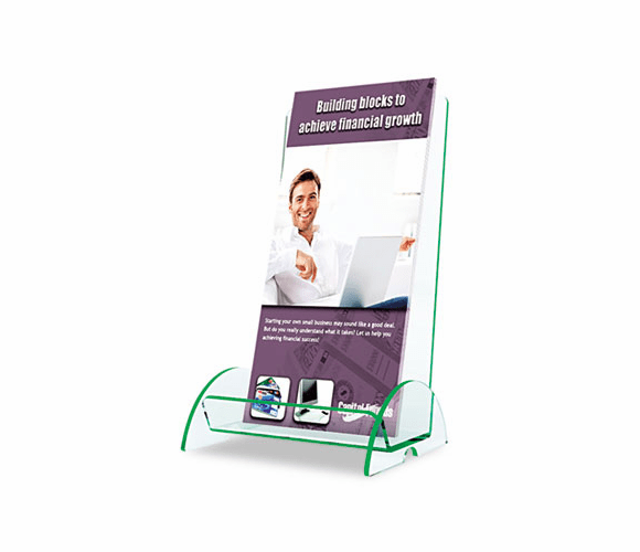 DEF775383 Euro-Style DocuHolder, 4-1/2w x 3-3/4d x 8h, Clear By DEFLECTO CORPORATION