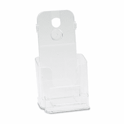 DEF78601 DocuHolder for Countertop or Wall Mount Use, 4-3/8w x 4-1/8d x 7-3/4h, Clear By DEFLECTO CORPORATION