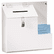 DEF79803 Plastic Suggestion Box with Locking Top, 13 3/4 x 3 5/8 x 13, White By DEFLECTO CORPORATION
