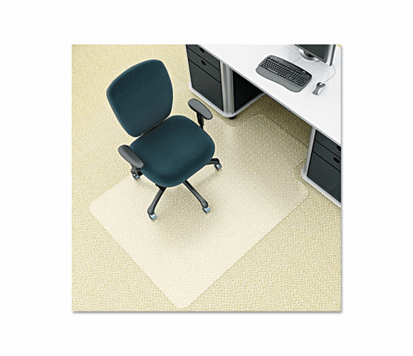 DEFCM1K232PET Environmat PET Studded Chair Mat, 45w x 53l, Clear By DEFLECTO CORPORATION