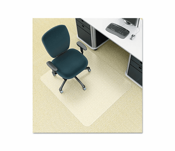 DEFCM1K442FPET Environmat PET Studded Chair Mat, 46w x 60l, Clear By DEFLECTO CORPORATION