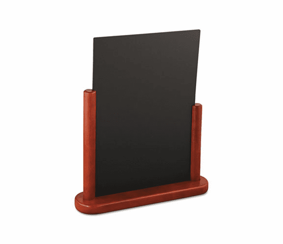 DEFELEMLA Securit Table Boards, 10 7/8 x 2 3/4 x 12 1/2, Mahogany Frame, 1/ea By DEFLECTO CORPORATION