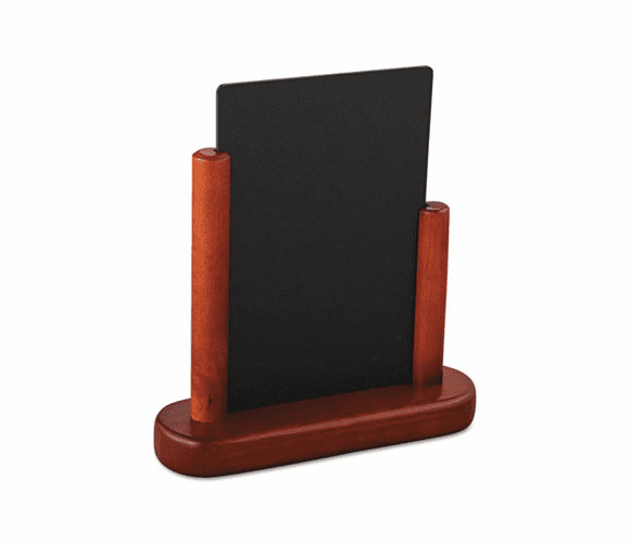 DEFELEMSM Securit Table Boards, 6 1/2 x 2 x 6 3/4, Mahogany Frame, 1/ea By DEFLECTO CORPORATION