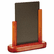 DEFELEMSM Securit Table Boards, 6 1/2 x 2 x 6 3/4, Mahogany Frame, 1/ea By DEFLECTO CORPORATION