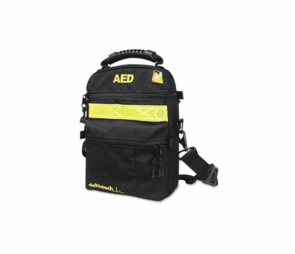 DFBDAC100 Soft Nylon Carrying Case for Lifeline AED Defibrillator/Accessories, Black By DEFIBTECH, LLC