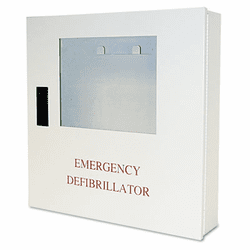 DFBDAC220 Wall-Mount Case, Alarmed, White, 18 x 18 x 4 By DEFIBTECH, LLC