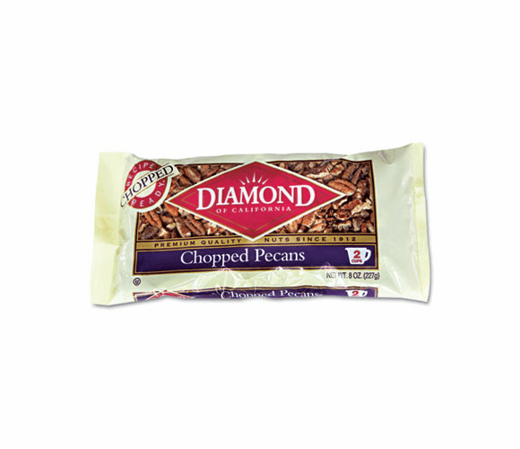 DFD14231 Chopped Pecans, 8 oz Bag By DIAMOND FOODS