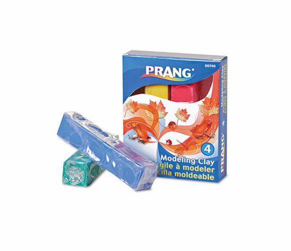 DIX00740 Modeling Clay Assortment, 1/4 lb each Blue/Green/Red/Yellow, 1 lb By DIXON TICONDEROGA CO.