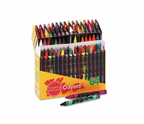 DIX01400 Crayons Made with Soy, Assorted, 64/Box By DIXON TICONDEROGA CO.