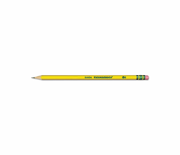 DIX13882 Woodcase Pencil, HB #2, Yellow Barrel, Dozen By DIXON TICONDEROGA CO.