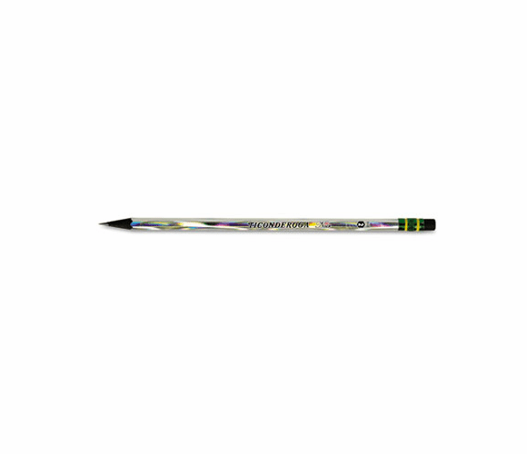 DIX13970 Noir Holographic Woodcase Pencil, #2, 12 per Pack By DIXON TICONDEROGA CO.