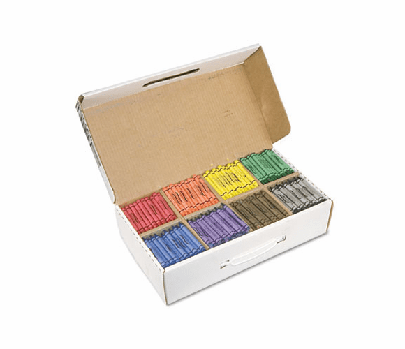 DIX32350 Crayons Made with Soy, 100 Each of 8 Colors, 800/Box By DIXON TICONDEROGA CO.