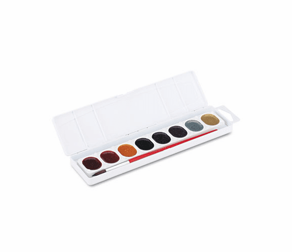 DIX80515 Glitter Washable Watercolors, 8 Assorted Colors By DIXON TICONDEROGA CO.