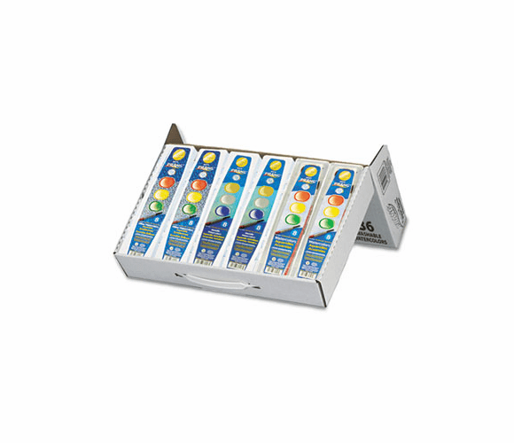 DIX80519 Semi-Moist Watercolors, 8 Assorted Colors, 36/Set By DIXON TICONDEROGA CO.