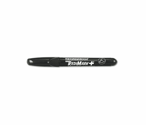 DIX95007 RediMark+ Permanent Marker, Chisel Point, Black Ink, 16/Pack By DIXON TICONDEROGA CO.