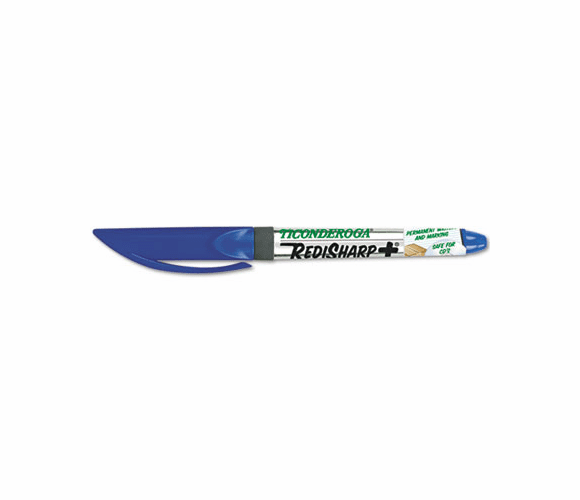 DIX98208 RediSharp Permanent Marker, Fine Point, Blue, 12/Pack By DIXON TICONDEROGA CO.