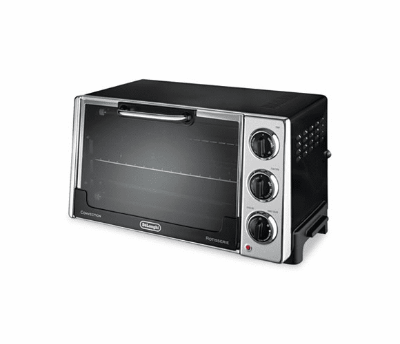 DLORO2058 Convection Oven w/Rotisserie, 12.5-Liter, 0.5 cu. ft., Black By DELONGHI