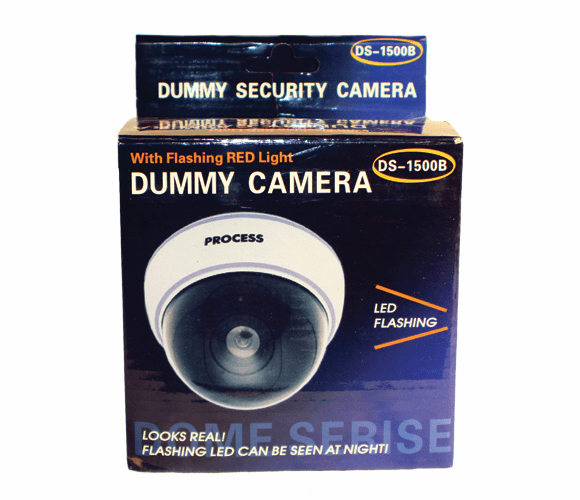 DM-WHTCM DUMMY DOME CAMERA WITH LED AND WHITE BODY By Armor