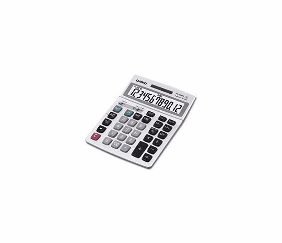 DM1200MS Desktop Calculator, 12-Digit, LCD Display CSODM1200MS By Casio
