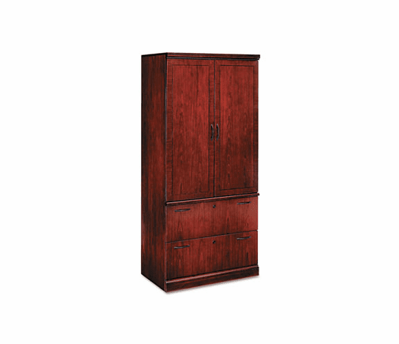 DMI713107 Belmont Collection Lateral File Storage Cabinet, 36 x 24-1/2 x 80, Sunset Cherry By DMI FURNITURE, INC.
