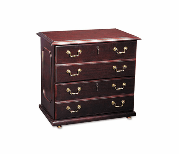 DMI7350152 Governor's Series Two-Drawer Lateral File, Laminate 32w x 20d x 30h, Mahogany By DMI FURNITURE, INC.