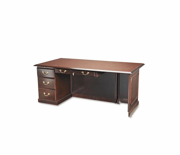 DMI7350570 Governor's Series Executive Right Single Pedestal Desk, 72 x 36 x 30, Mahogany By DMI FURNITURE, INC.