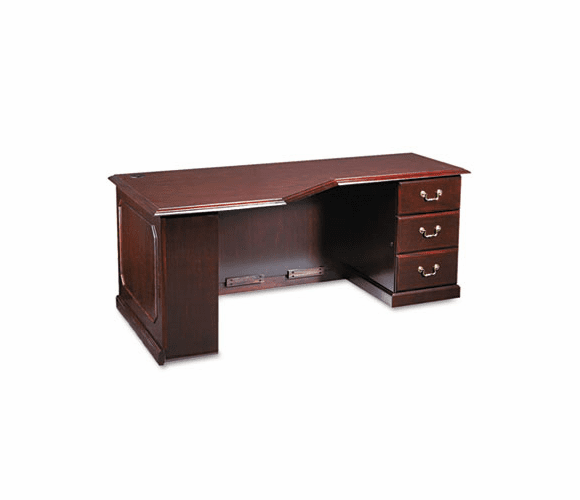 DMI7350571 Governor's Right Corner "U" Workstation Credenza, 72w x 36d x 30h, Mahogany By DMI FURNITURE, INC.