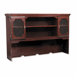 DMI735062 Governors Series Laminate Hutch F/ Kneespace Credenza, 66w x 13d x 46h, Mahogany By DMI FURNITURE, INC.