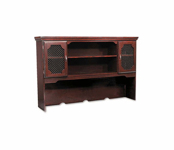 DMI735062 Governors Series Laminate Hutch F/ Kneespace Credenza, 66w x 13d x 46h, Mahogany By DMI FURNITURE, INC.