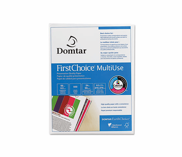 DMR85761 MultiUse Premium Paper, 98 Brightness, 24lb, 8-1/2 x 11, White, 5000 Shts/Ctn By WEYERHAEUSER PAPER CO.