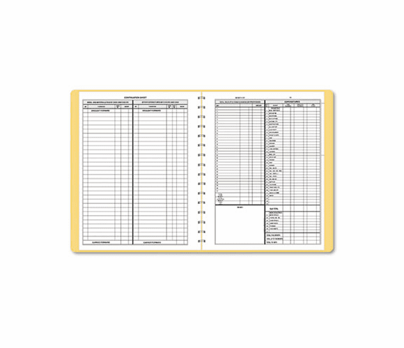 DOM612 Bookkeeping Record, Tan Vinyl Cover, 128 Pages, 8 1/2 x 11 Pages By DOME PUBLISHING COMPANY