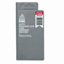 DOM750 Auto Mileage Log/Expense Record, 3 1/2 x 6 1/2, 140-Page Book By DOME PUBLISHING COMPANY