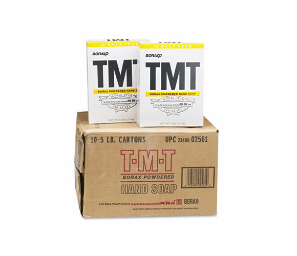 DPR02561CT TMT Powdered Hand Soap, Unscented Powder, 5lb Box, 10/Carton By DIAL PROFESSIONAL