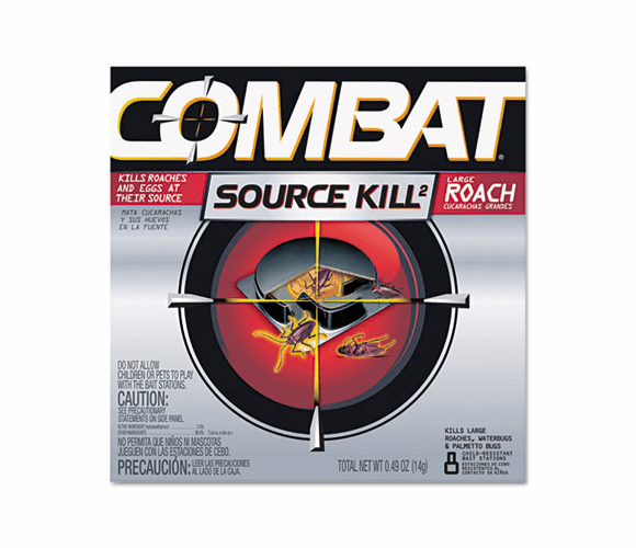 DPR41913 Source Kill Large Roach Killing System, Child-Resistant Disc, 8/Box By DIAL PROFESSIONAL