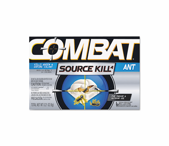 DPR45901 Combat Ant Killing System, Child-Resistant, Kills Queen & Colony, 6/Box By DIAL PROFESSIONAL