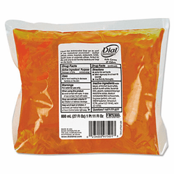 DPR97501CT Liquid Dial Gold Soap Refill, Unscented Liquid, Dispenser, 800ml Bag, 12/Carton By DIAL PROFESSIONAL