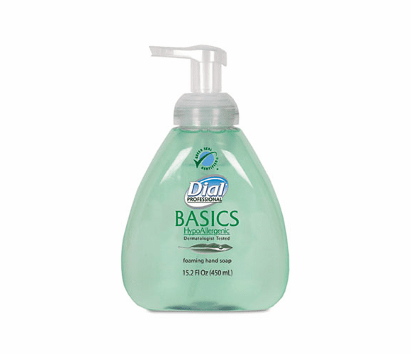 DPR98609 Basics Foaming Hand Wash, Original Formula, Fresh Scent, 15.2 Pump Bottle, 4/Ctn By DIAL PROFESSIONAL