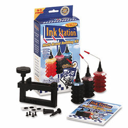DPS60391 60391 Compatible InkStation Multi-Brand Refilling Kit, Tri-Color By DATA PRD